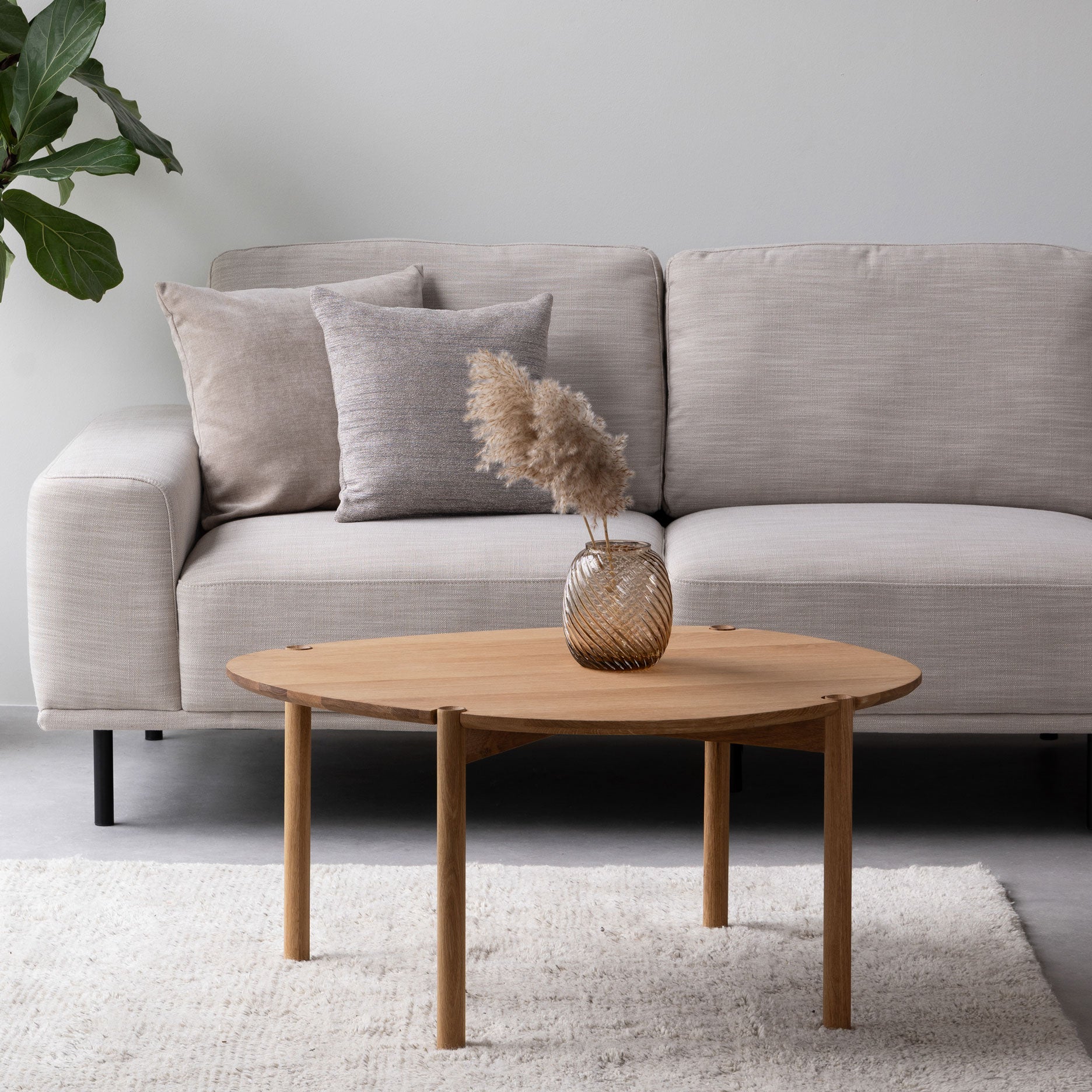 Colo Cross sofabord, FSC certificeret egetræ H43 cm